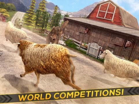 Sheep Racing Adventure in The Tiny Virtual Pet Town screenshot 3