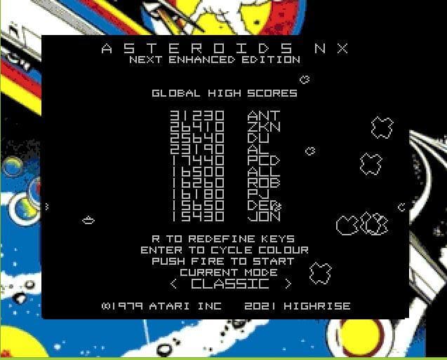 Asteroids RX screenshot 3