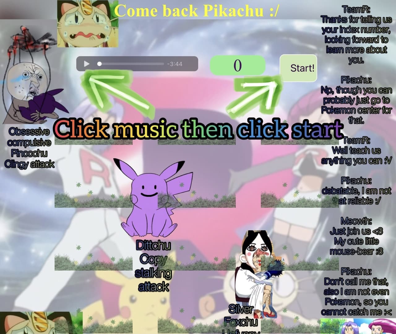 Fake Whac-a-Mole, come back Pikachu screenshot 2