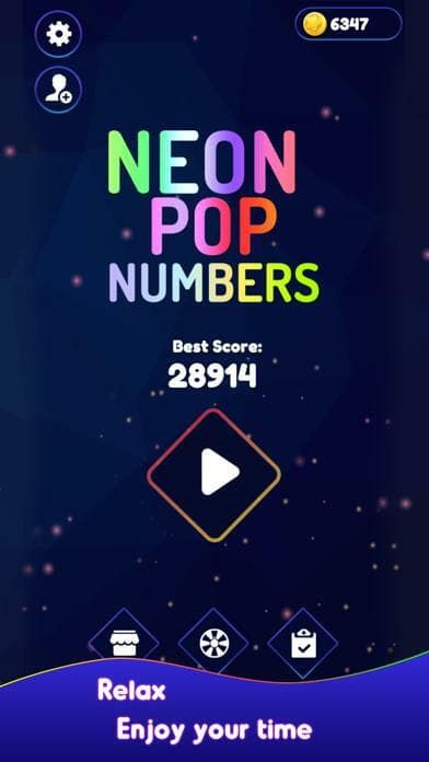 Neon Pop Numbers screenshot 2