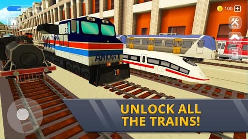 Railway Station Craft: Magic Tracks Game Training