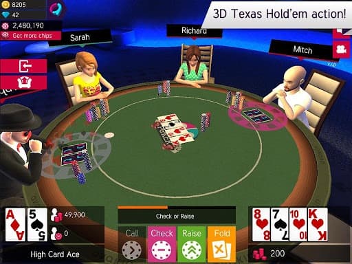 Avakin Poker - 3D Social Club screenshot 2