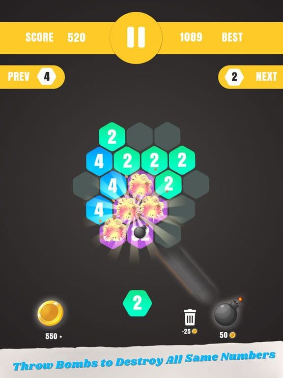 Hex Merge -Fuse & Lapse it up screenshot 4