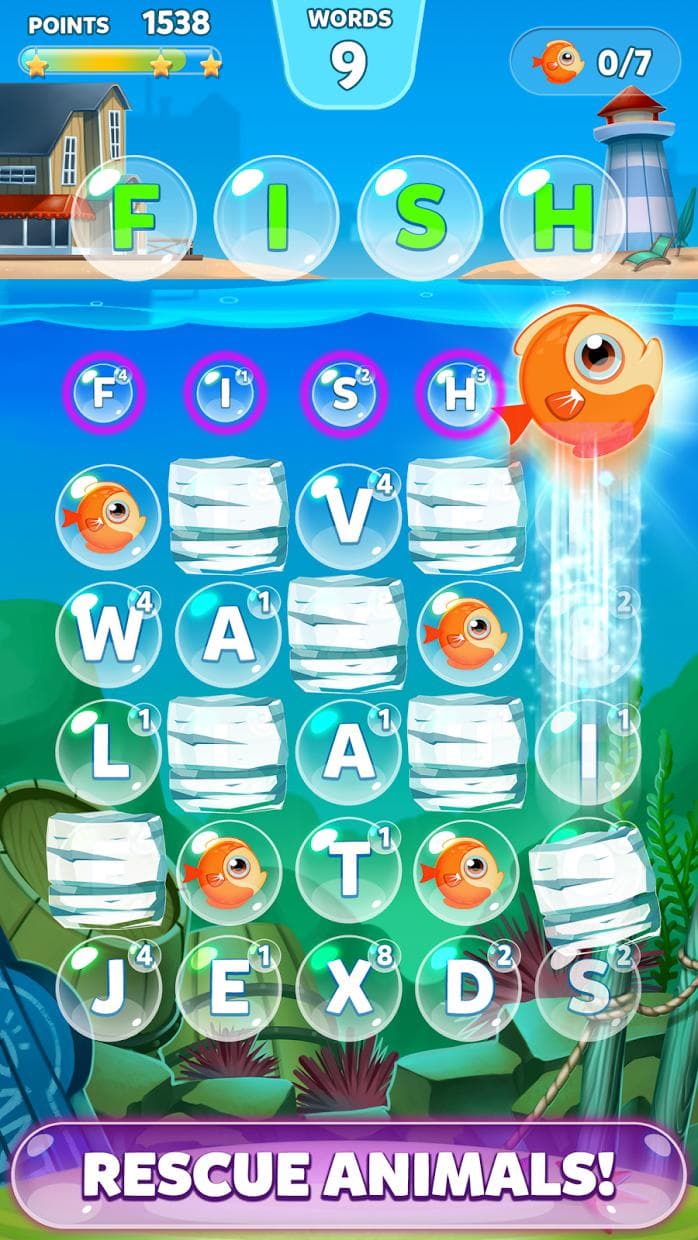 Bubble Words - Letter Search screenshot 3