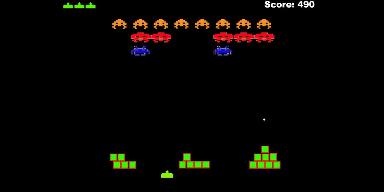 Space Invaders (itch) (Bart GameDev) screenshot 2