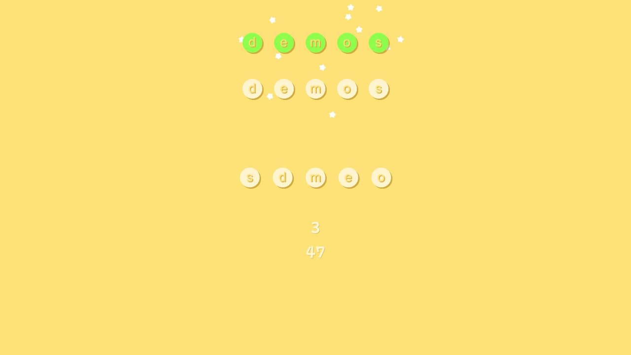 Scramble (itch) (cjahwaan) screenshot 5