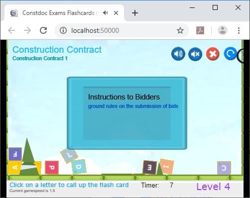 CramFLASH Construction Contract Exam Random Flashcard Apps screenshot 5