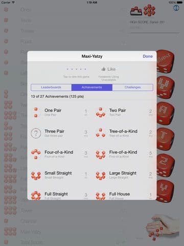 Maxi-Yatzy screenshot 4