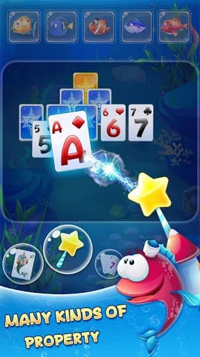 Solitaire TriPeaks - Fish Rescue screenshot 3