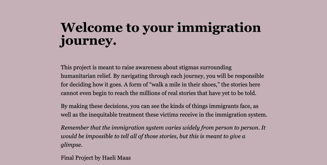Haeli Maas | LW815 Final | Spring 2022