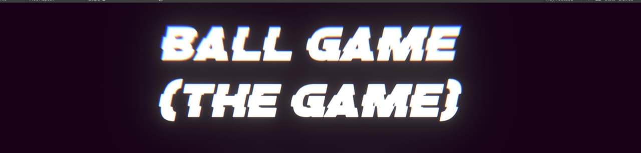 BALL GAME (the game)