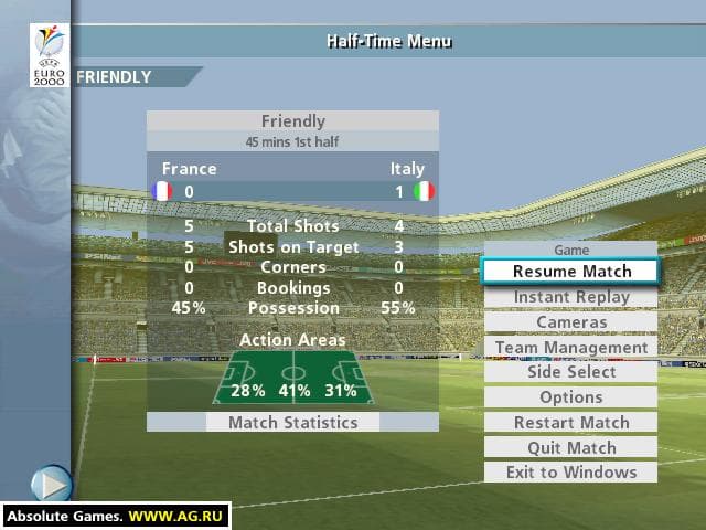 UEFA Euro 2000 screenshot 4