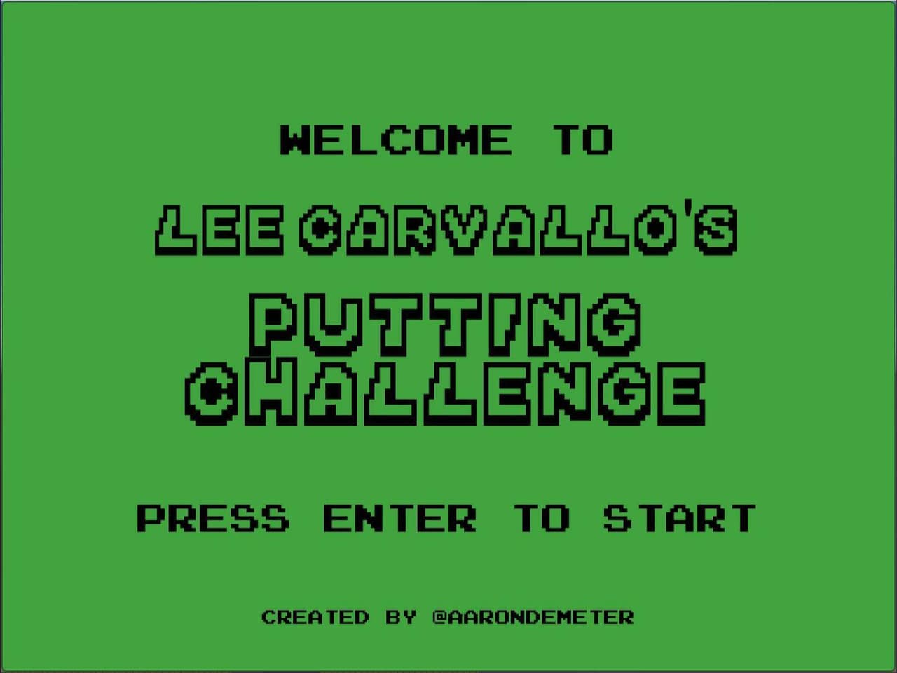 Lee Carvallos Putting Challenge (Aaron Demeter) screenshot 2