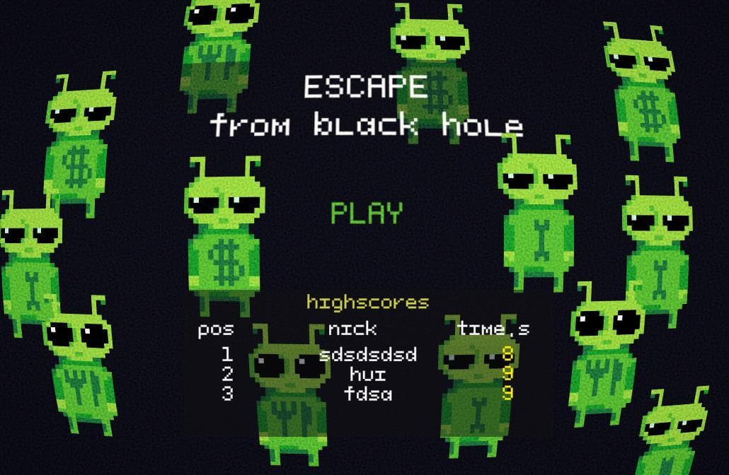 Escape From Black Hole (LaPLaS games inc.) screenshot 2