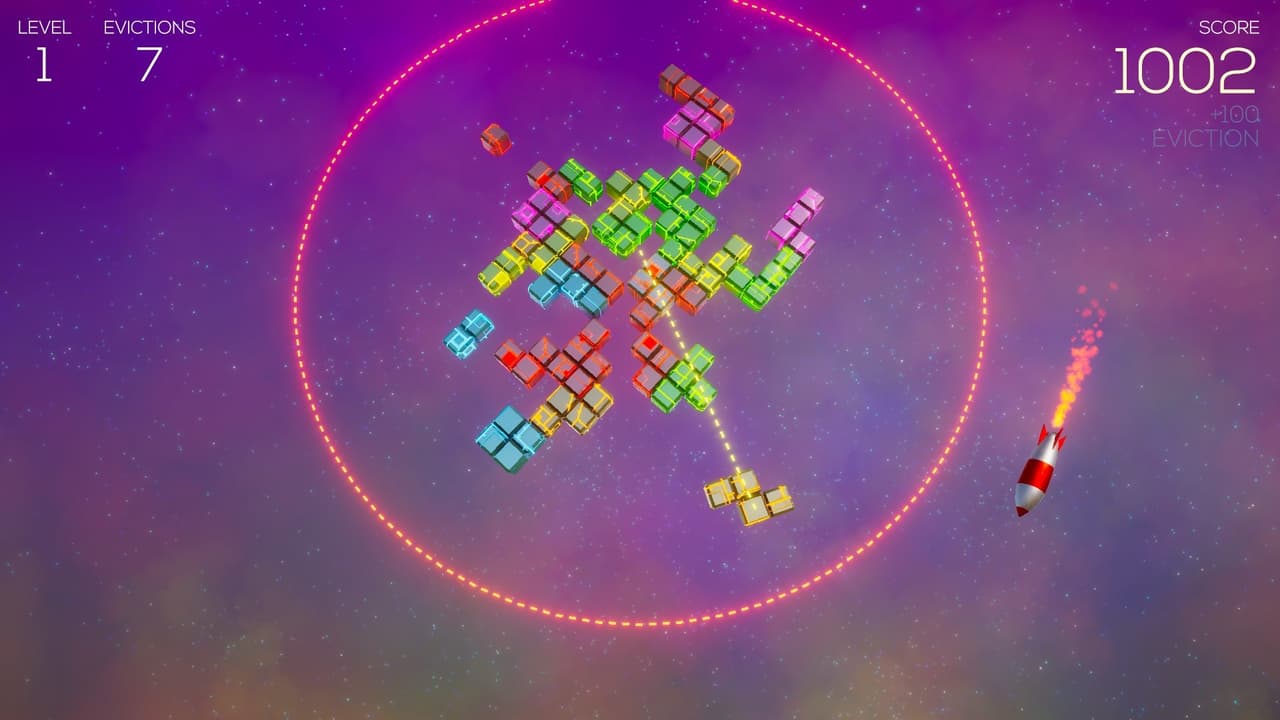 Zero-G Nuclear Space T3TRIS screenshot 4