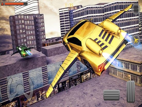 Free sport Car Flying Simulator pro