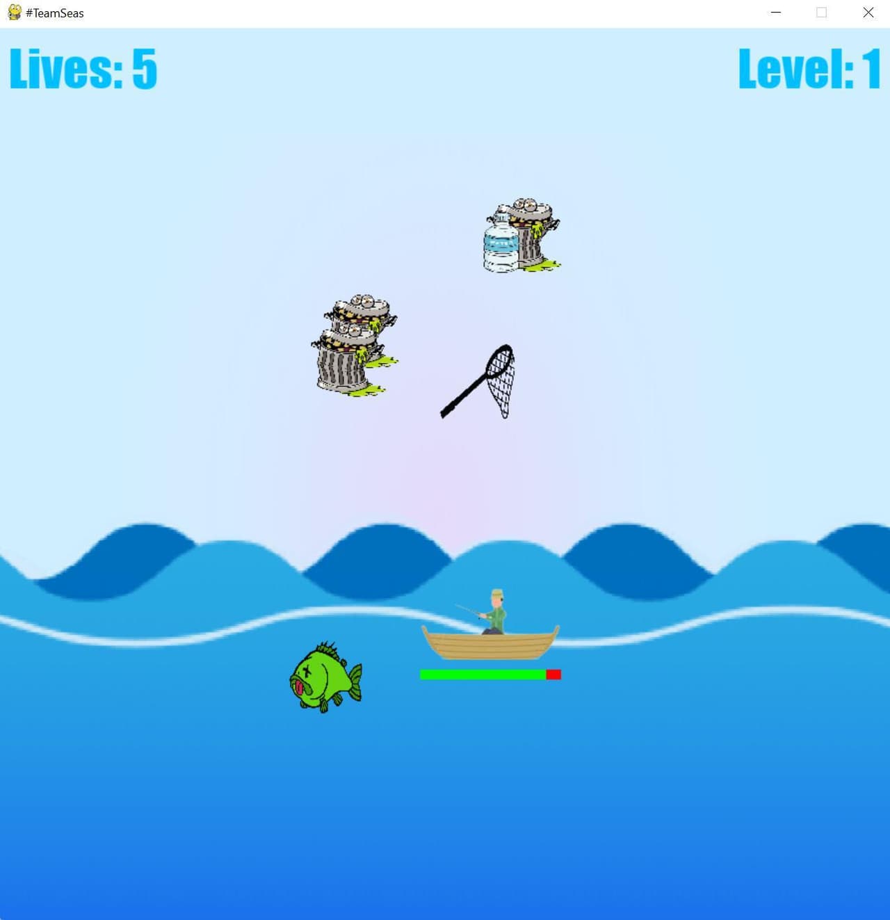 Trash invaders