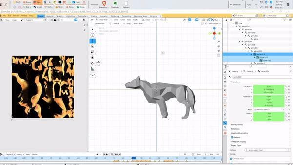 Low Poly Dog Type 2 screenshot 3