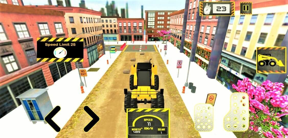 Heavy Excavator Crane: Mega City Road Construction Game screenshot 2