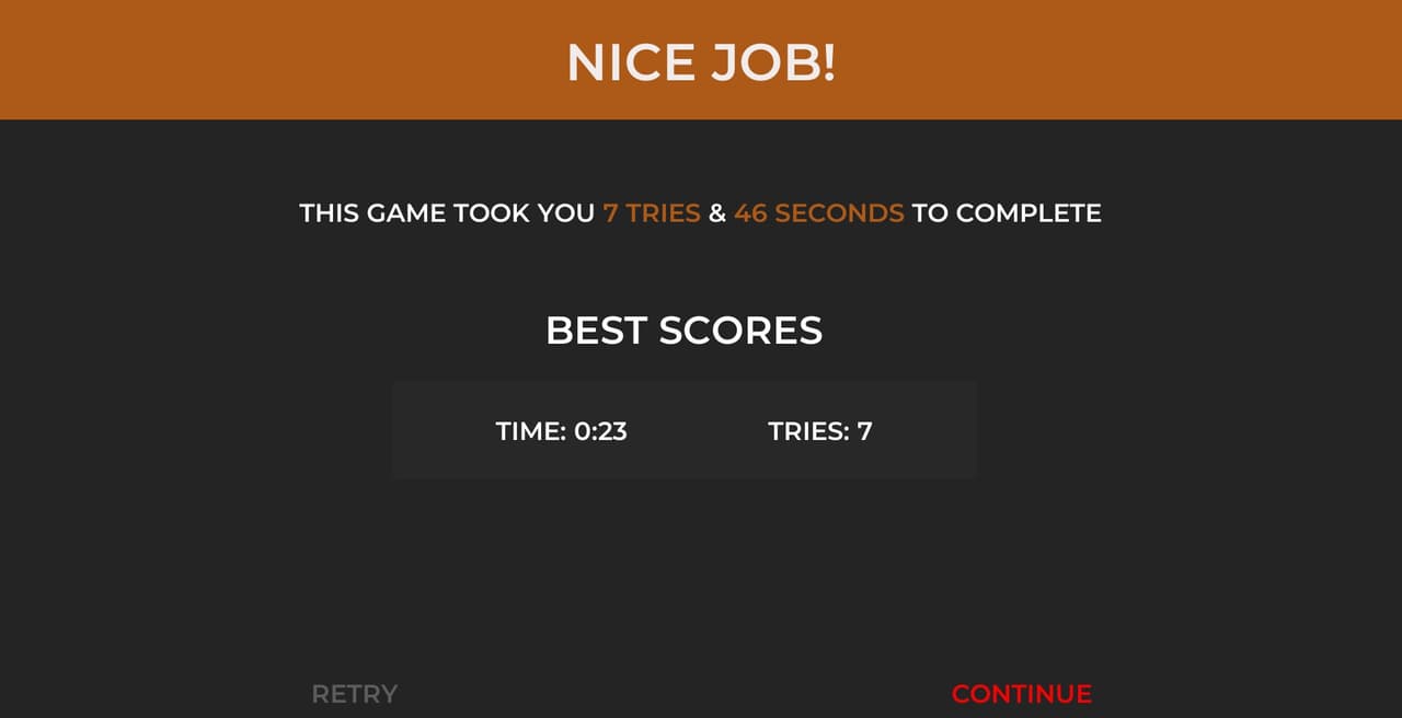Classic Memory Game (itch) screenshot 5