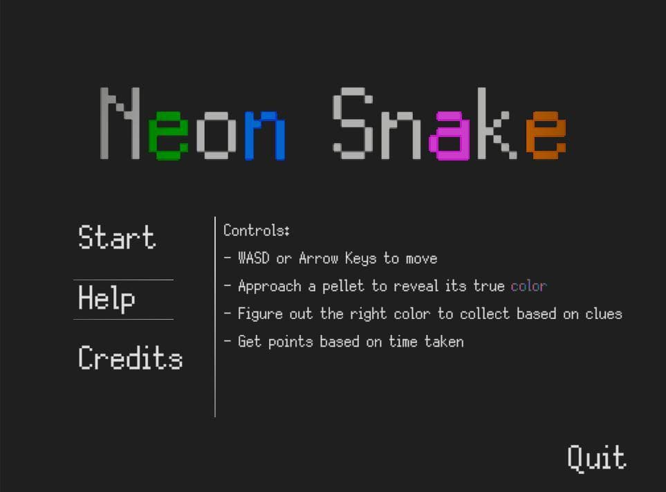 Neon Snake (itch) (meerian) screenshot 2