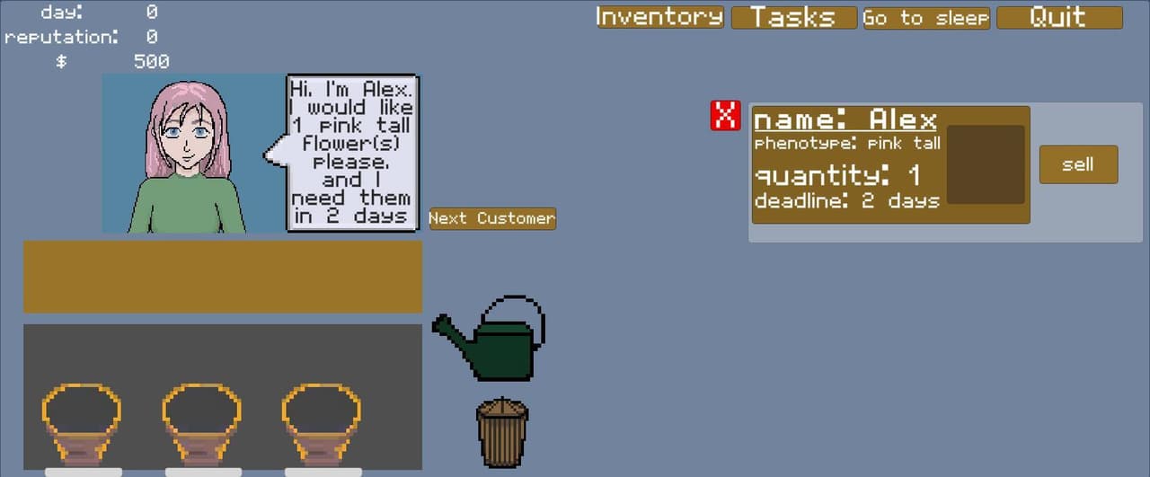 CherryPick: Plant breeding simulator screenshot 2