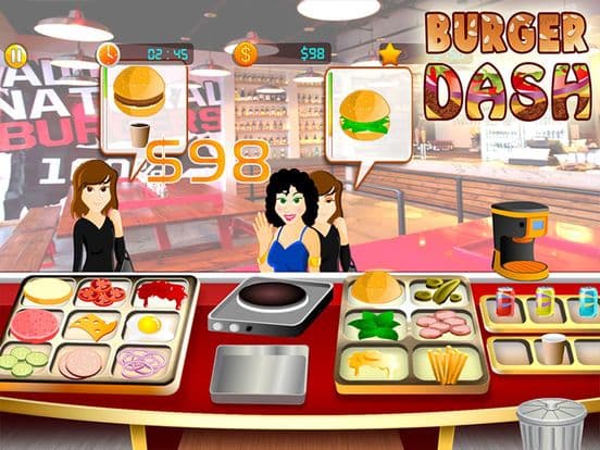 Burger Dash - Top Free Burger Cooking Diner Games screenshot 3