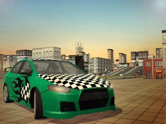 Futuristic Flying Racing Car Pilot N Extreme Driving screenshot 4