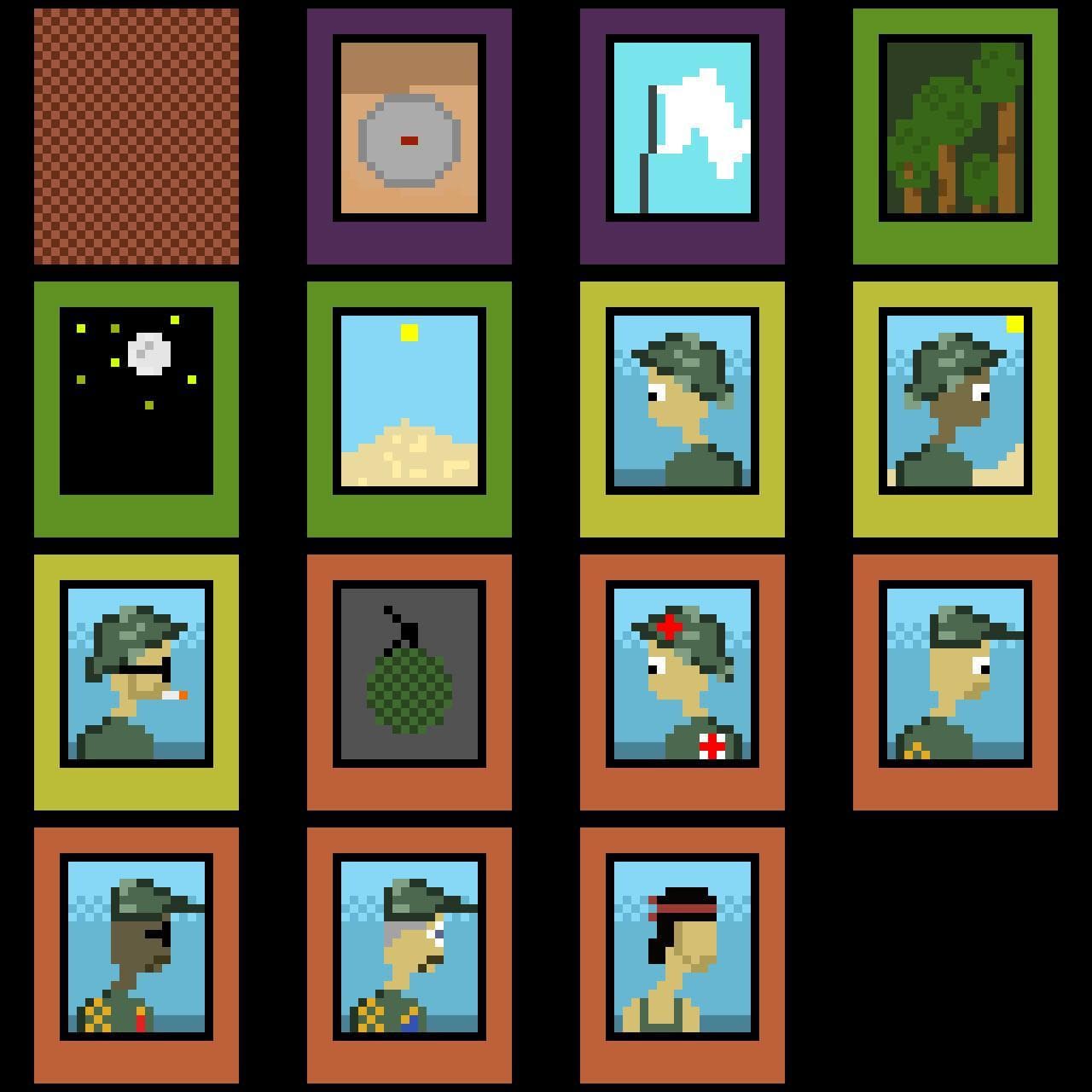 card game + war game