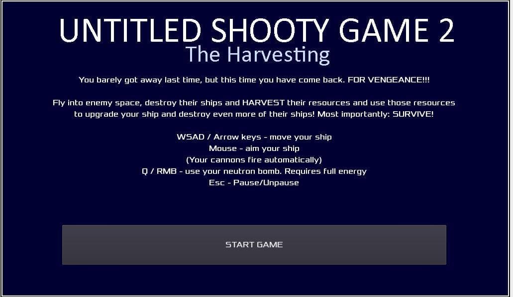 Untitled Shooty Game 2: The Harvesting screenshot 2