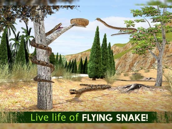 Real Flying Snake Attack Simulator: Hunt Wild-Life Animals in Forest screenshot 4