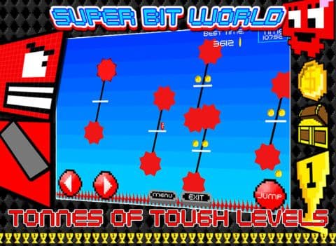 SUPER BIT WORLD: 2D Jump Platformer X Free - from Cobalt Play 8 Bit Games screenshot 4