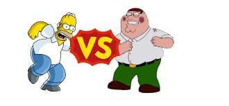 Homer VS Peter Griffin