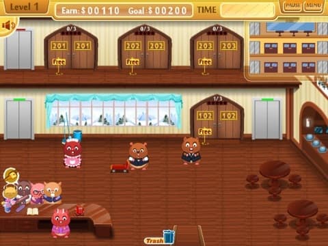 Hamster Hotel Dash-Cute Hamsters Resort Simulation Game screenshot 4