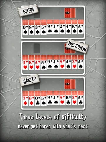 Alpha Spider Solitaire - Unlimited FreeCell plus Spades Saga screenshot 4