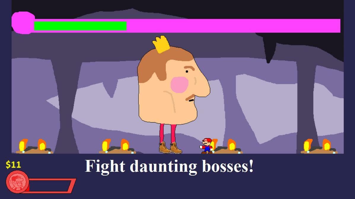 Marios Poorly Explained Escapade Through an Awkwardly Designed Cavern screenshot 5
