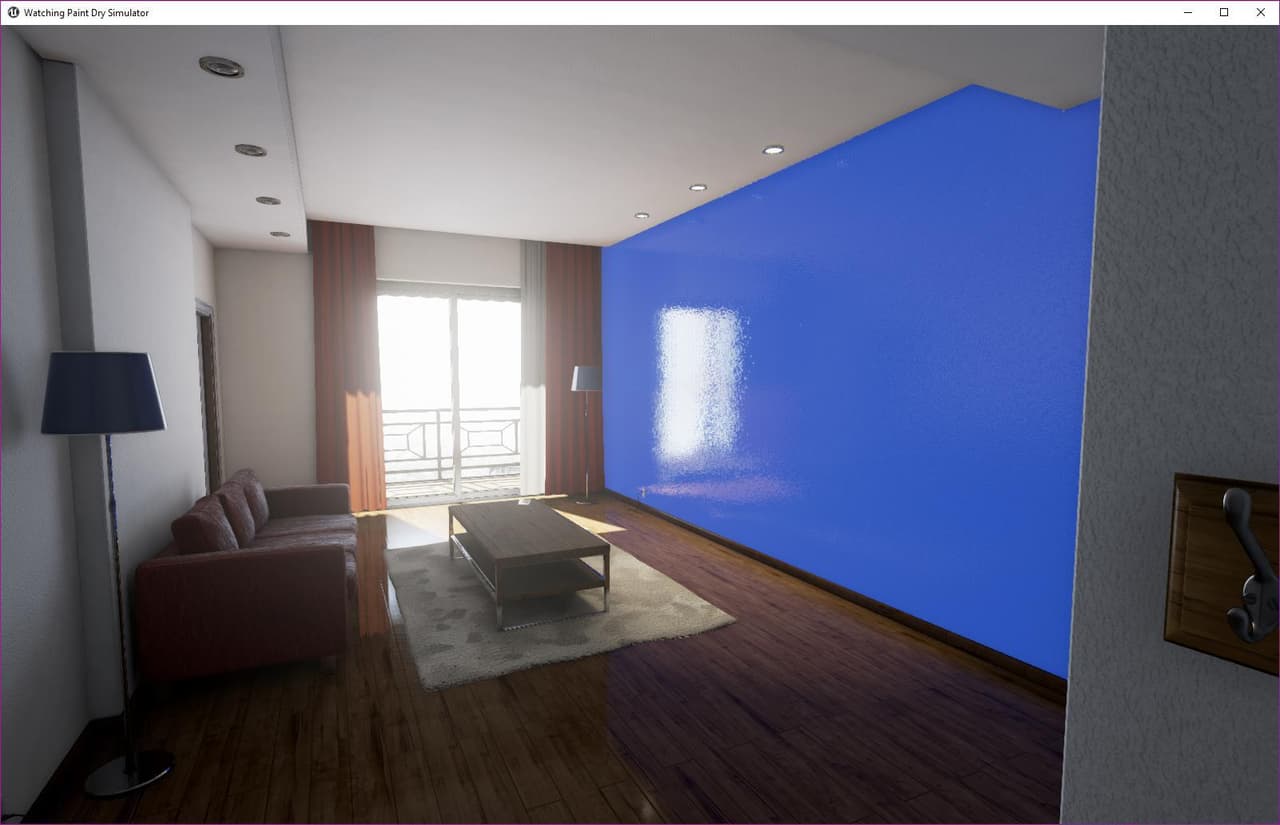 Watching paint dry simulator