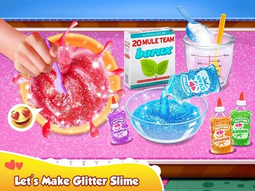 Glitter Slime Maker - Crazy Slime Fun screenshot 2