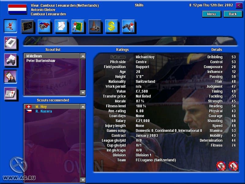 Football Masters 2002/03 screenshot 3