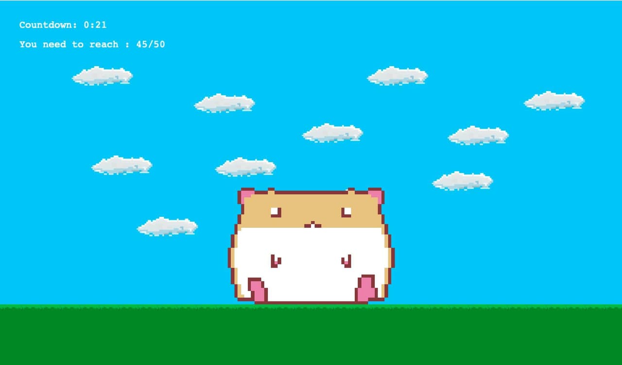 Puff up the hamster