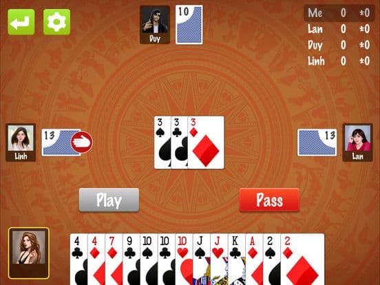 Tien Len MN screenshot 2