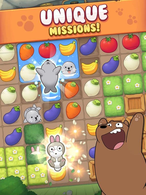 We Bare Bears Match3 Repairs screenshot 2
