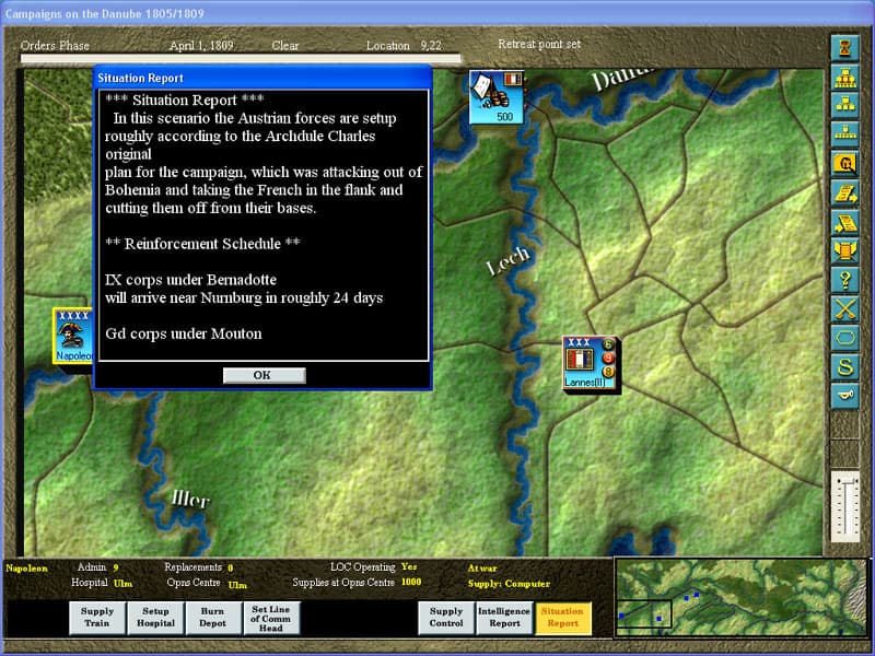 The Campaigns on the Danube 1805/1809 screenshot 3