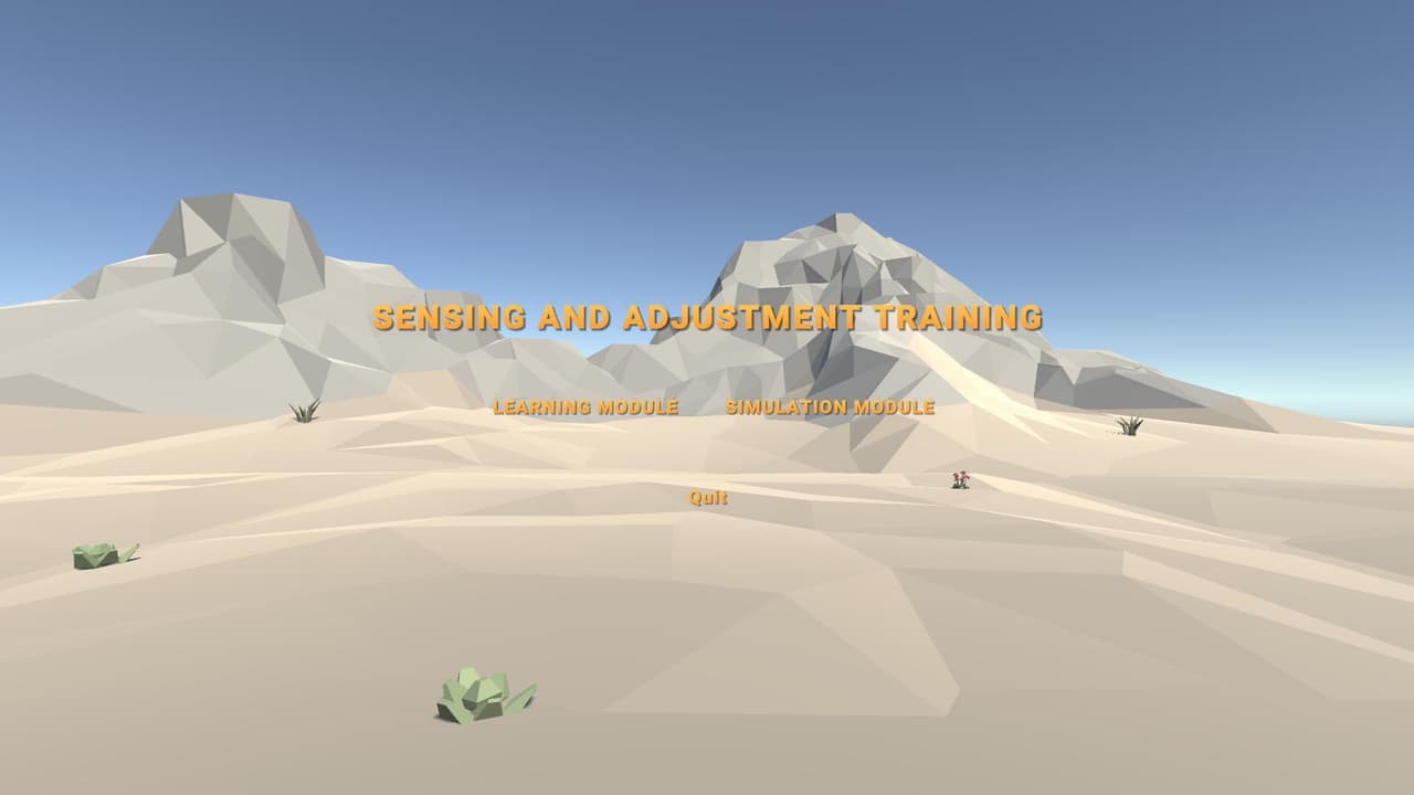 Sensing and Adjustment screenshot 2