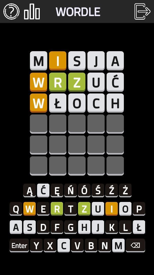 Wordle polskie screenshot 4