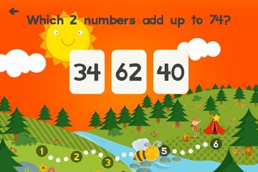 Animal Second Grade Math Games for Kids Free App screenshot 5