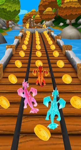 Flying Dragon Run - Dragon World Dino Simulator screenshot 2