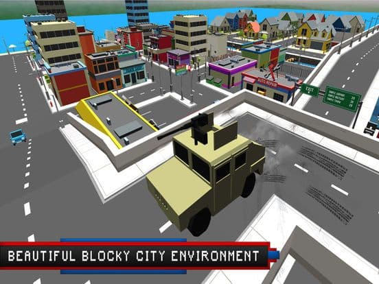 Blocky Police Super Heroes screenshot 3
