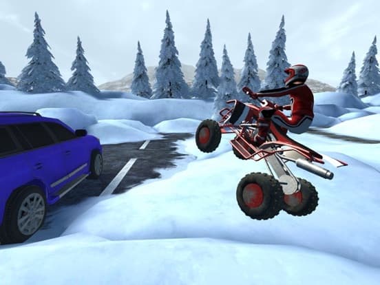 ATV Quad Bike Parking PRO - Full Snow Version screenshot 2