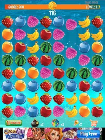 Fruit Blaster Mania - Blastings Fruits like Apples, Blueberry, Banana, Strawberry, Orange, Water Melons and Raspberry screenshot 6